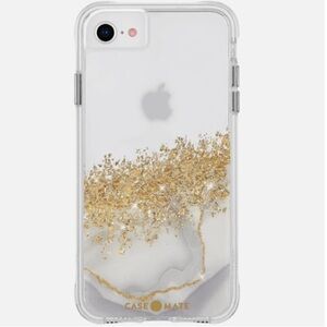 SALE🖤Case-Mate Karat Marble Case iPhone 14 Plus New Phone Case Geode Gold Clear